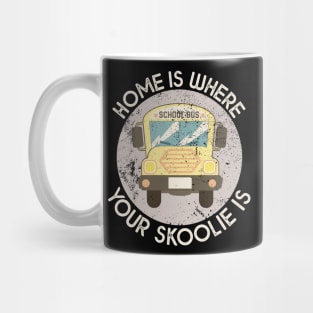 School Bus Conversion Design for a Skoolie Lover Mug